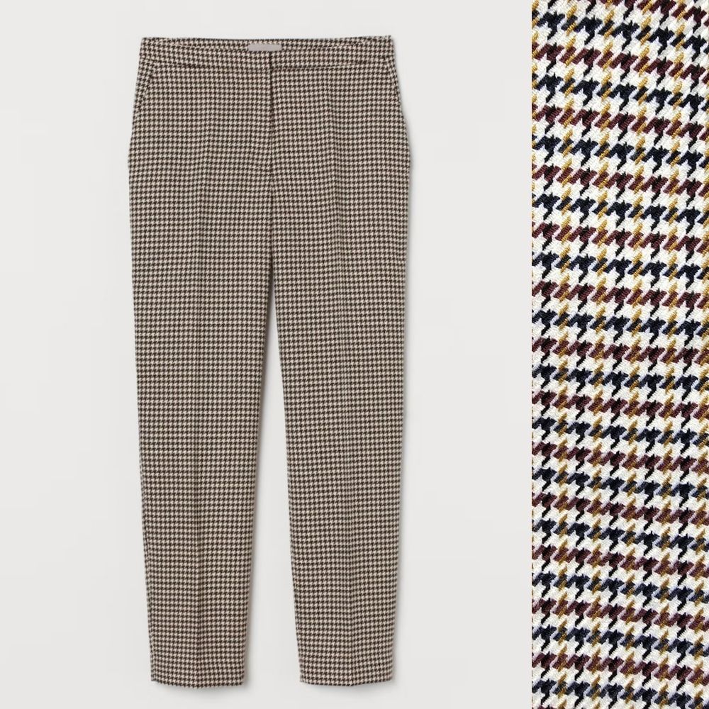 {H&M} Women's Houndstooth Pattern Dress Pants - Size 4